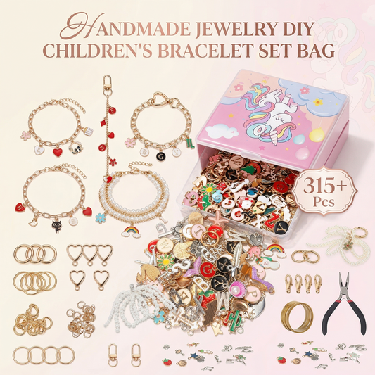 Handmade Jewelry DIY Children's Bracelet Set Bag