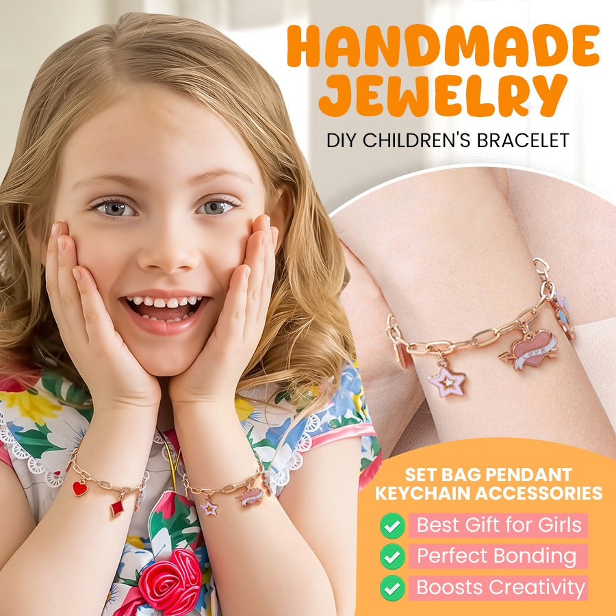 Handmade Jewelry DIY Children's Bracelet Set Bag