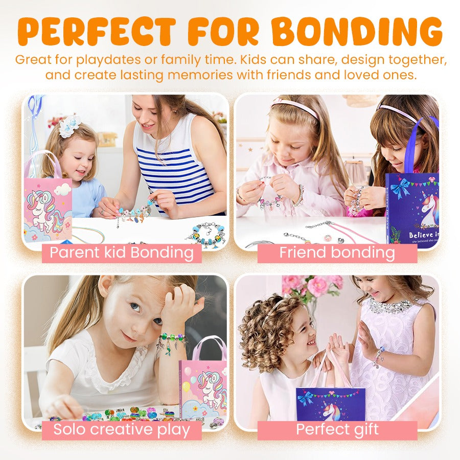 Handmade Jewelry DIY Children's Bracelet Set Bag