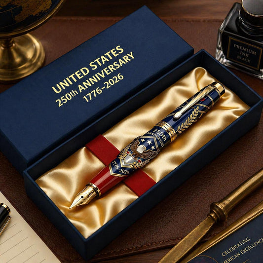 Father's Day gift🎁USA 250th Anniversary Notebook & Pen Set, 1776-2026 Patriotic Gift