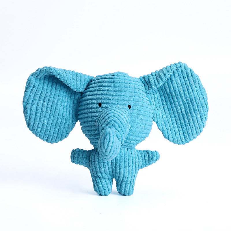 GroveElephant Plush Toy – Double Squeaks, Endless Fun & Stress-Free Play!