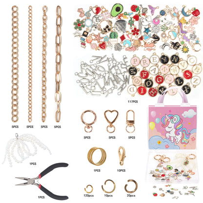 Handmade Jewelry DIY Children's Bracelet Set Bag