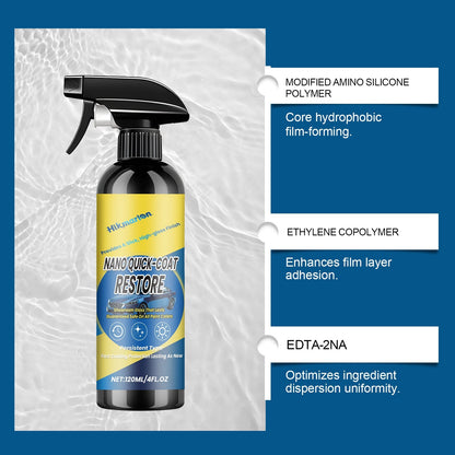 Automotive Nano Coating Repair Agent - With Dust and Water Repellent Properties - Long-lasting and Durable with Gloss, Suitable for Continuous Use