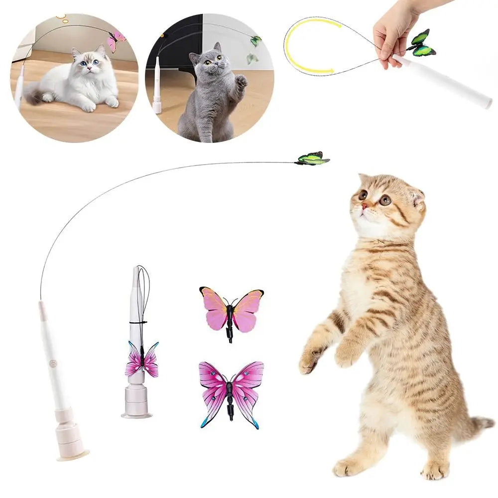 Interactive Butterfly Cat Teaser