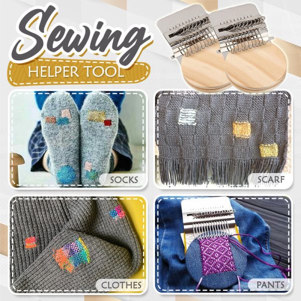 ✨Mini Hand Weaving Tool – Fix Holes & Add Cute Embroidery on Jeans Easily
