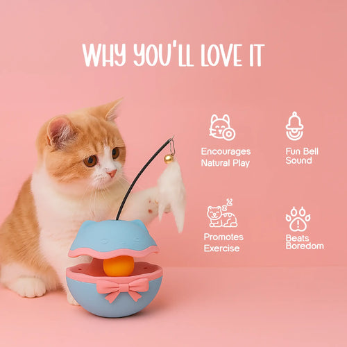 BellBop Toy – A Rolling Bell Toy That Keeps Cats Active & Happy