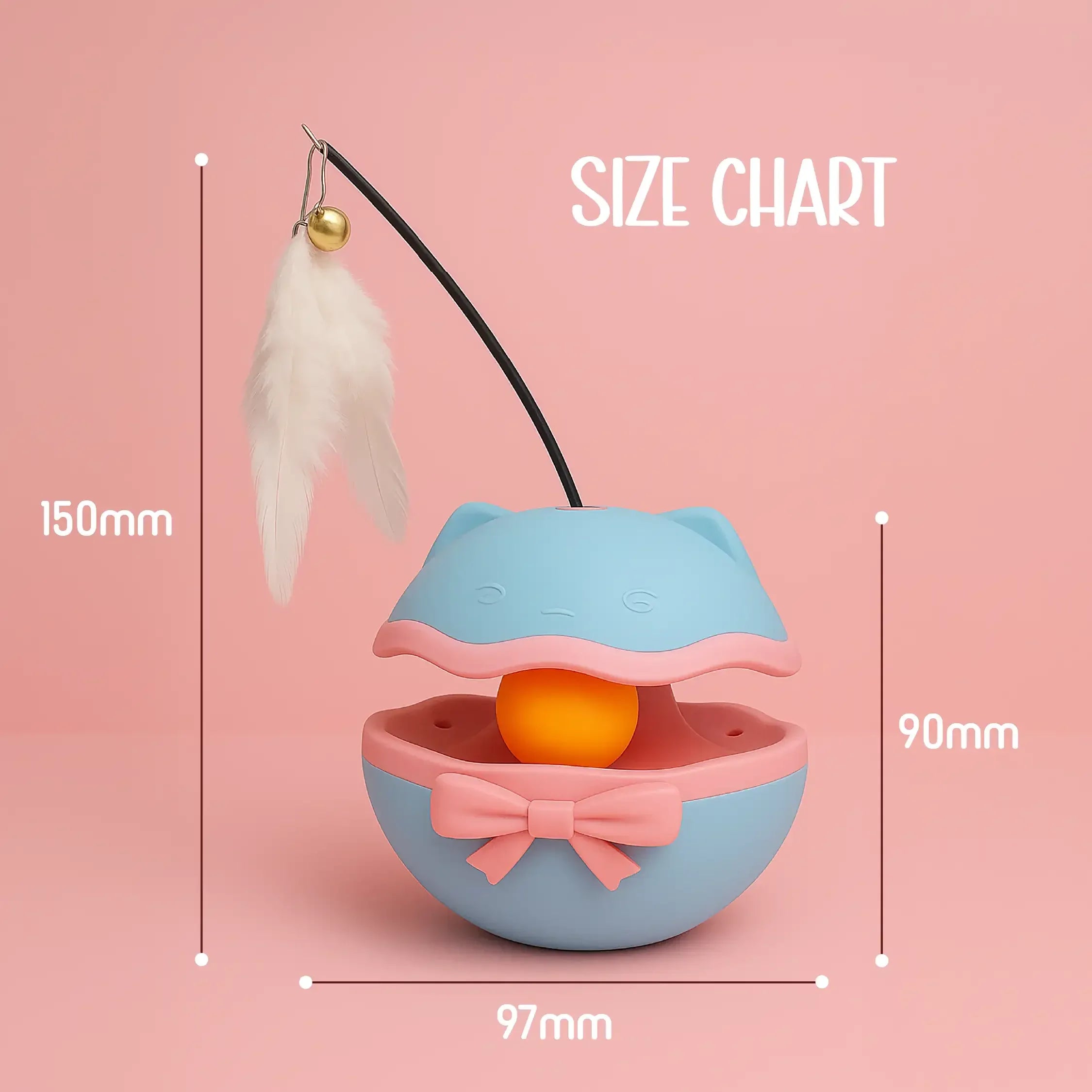 BellBop Toy – A Rolling Bell Toy That Keeps Cats Active & Happy