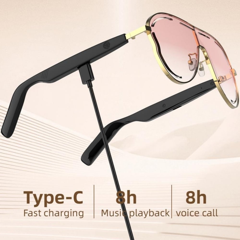 💕Hot sale 49% OFF😎 Smart Bluetooth 5.4 Audio Sunglasses – Open-Ear, UV & Blue Light Protection