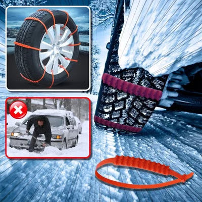 🔥2026Winter Hot Sale🔥Universal Reusable Anti-skid PE Tire Chains