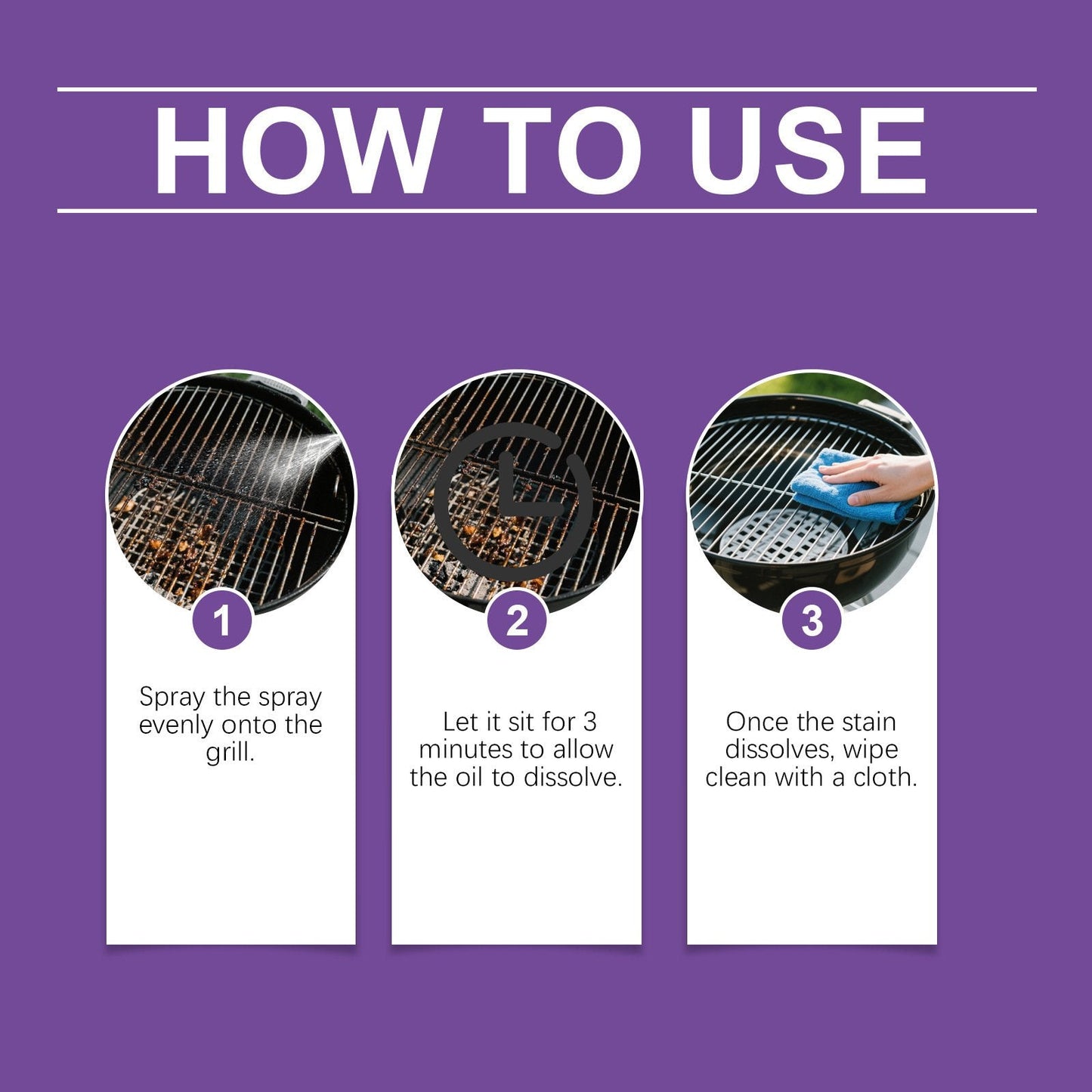 🔥HOT SALE 49% OFF🍖🧼Fast-Acting Heavy-Duty Grill Degreaser Spray✨