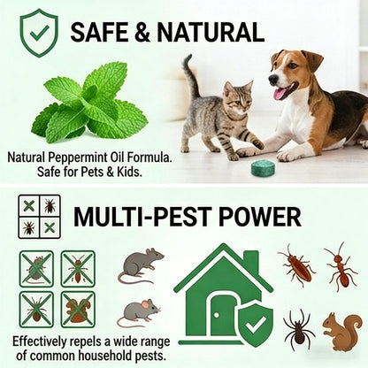 🌿Natural Peppermint Rodent Repellent Balls (12 Pack) 🚫Keep Rats, Mice & Pests Away Safely✅