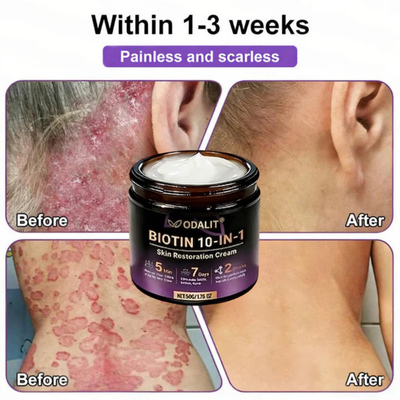 Made and Shipped from USA ✨ODALIT® Biotin 10-in-1 Skin Restoration Cream 🍀