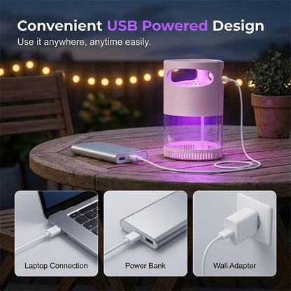 🦟🔥LAST DAY SALE 49% OFF-Mosquito Killer Lamp – quiet, USB, chemical-free. 50K+ sold! 🔇🌙