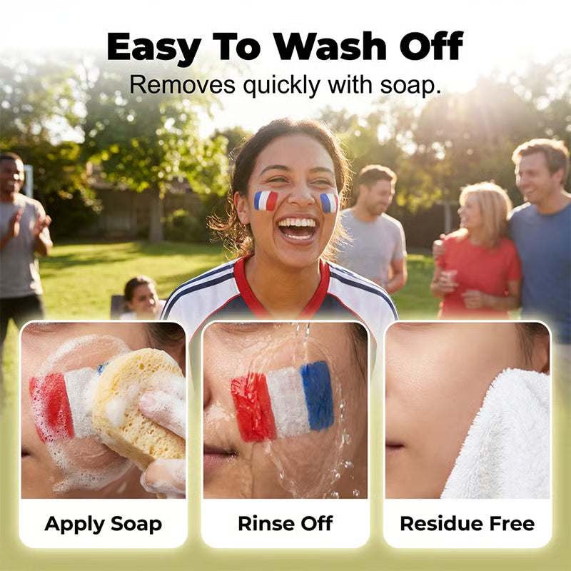 🔥BUY 1 GET 1 FREE🔥3 Color Flag Face Paint Stick for World Cup