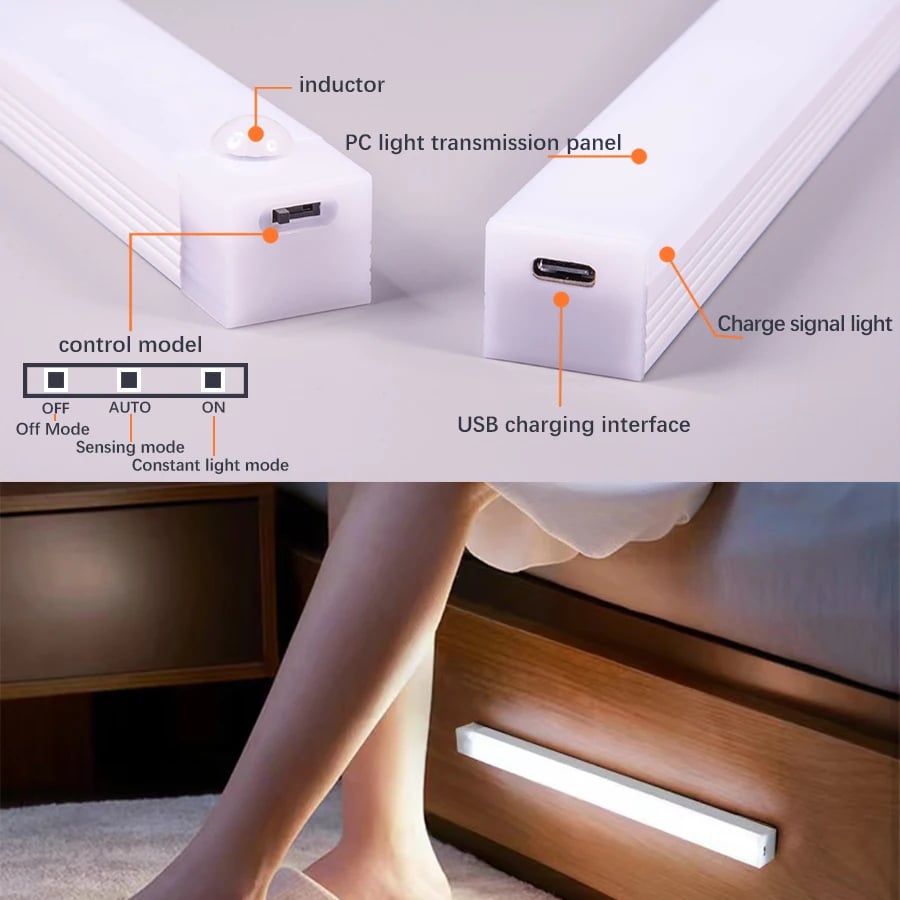 Hurry! 49% OFF - LAST DAY for💡 Punch-free Smart Sensor Magnetic Rechargeable LED Lights