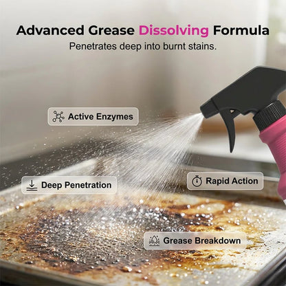 🔥HOT SALE 49% OFF🍖🧼Fast-Acting Heavy-Duty Grill Degreaser Spray✨