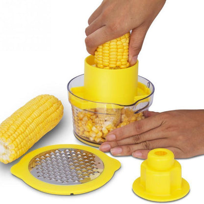 CHEFVANA Multi-function Corn Stripper with Measuring Cup