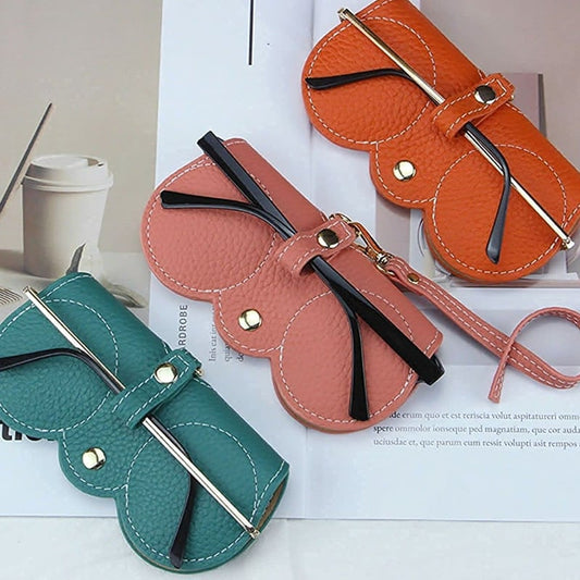🌸SALE 50% OFF👓️Soft Leather glasses Bag