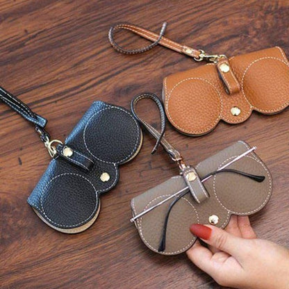 🌸SALE 50% OFF👓️Soft Leather glasses Bag