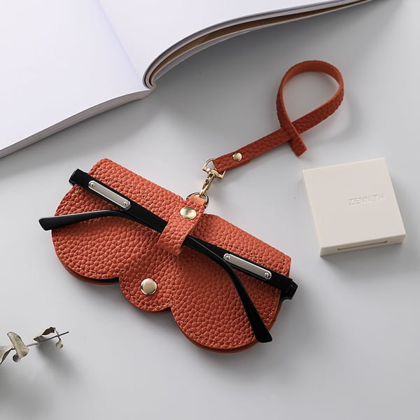 🌸SALE 50% OFF👓️Soft Leather glasses Bag