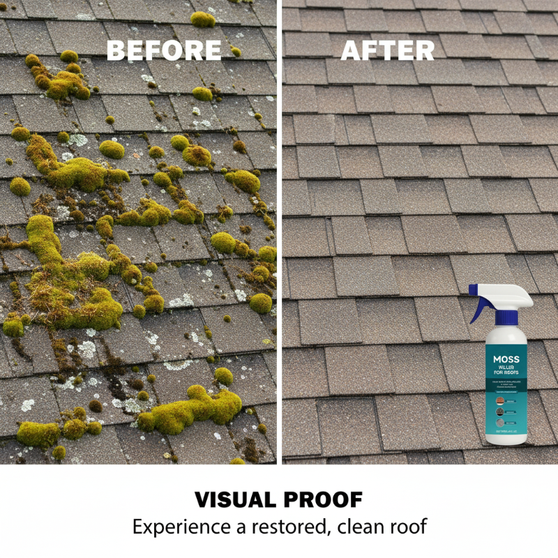 🌧️ Multi-Surface Roof Moss & Algae Cleaner Spray – Spray, Rinse, and Watch It Shine! 🏠✨ Tough on moss, gentle on plants – a cleaner roof in minutes. 🌿💧